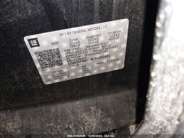 GMC Yukon 4wd Slt 2020 1GKS2BKC8LR282401 Image 9