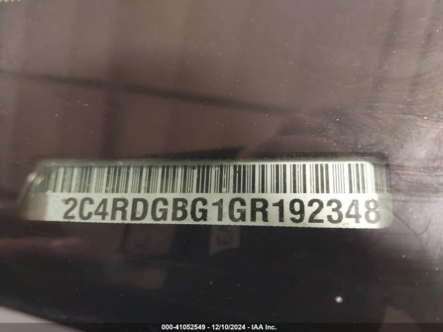2C4RDGBG1GR192348 Dodge Grand Caravan American Value Pkg