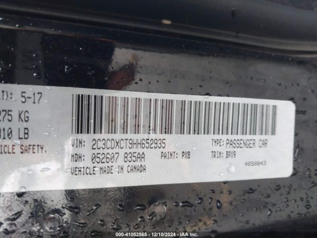 2C3CDXCT9HH652935 Dodge Charger R/t Rwd
