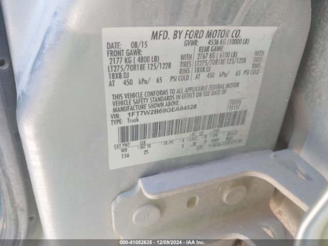 1FT7W2B69GEA64528 Ford F-250 Xlt