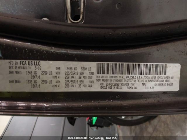 3C4PDCGB9GT215739 Dodge Journey Crossroad Plus