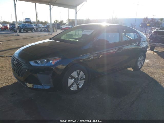 KMHC65LC4HU031041 Hyundai Ioniq Hybrid Blue