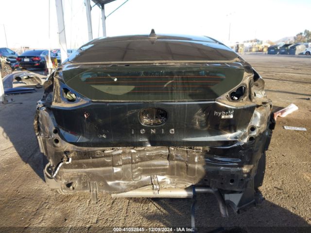 KMHC65LC4HU031041 Hyundai Ioniq Hybrid Blue