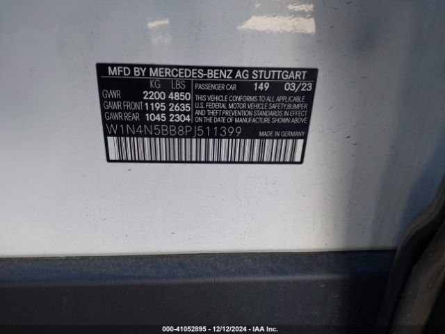 W1N4N5BB8PJ511399 Mercedes-Benz Amg Gla 35 4matic