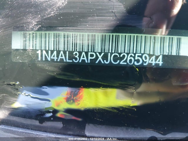 1N4AL3APXJC265944 Nissan Altima 2.5 Sv