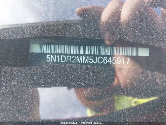 5N1DR2MM5JC645917 Nissan Pathfinder Sv