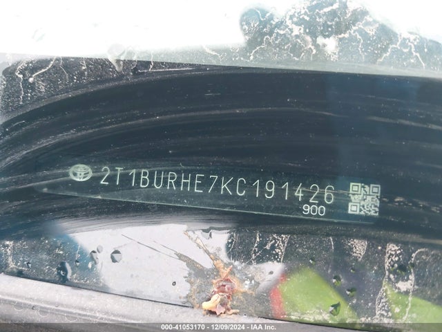 Toyota COROLLA LE 2019 2T1BURHE7KC191426 Image 9