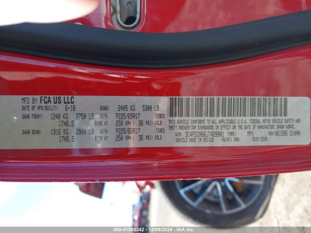 3C4PDCAB6JT429801 Dodge JOURNEY SE