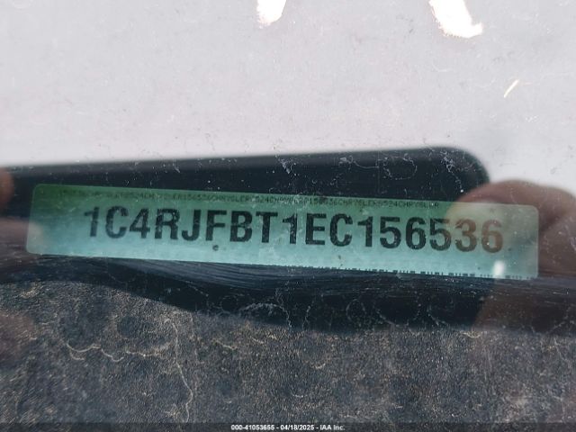 1C4RJFBT1EC156536 Jeep Grand Cherokee Limited