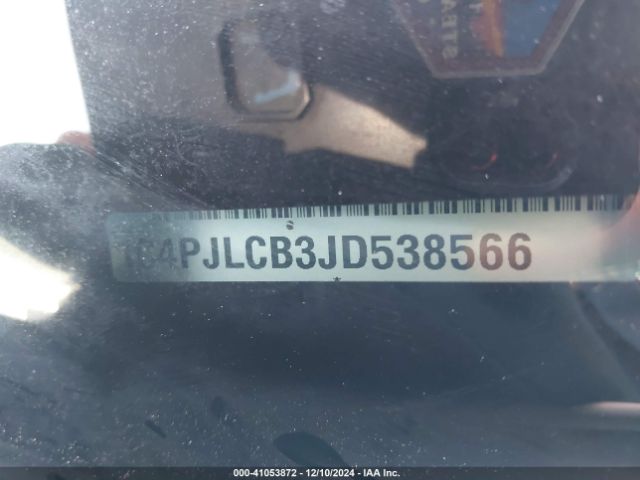 1C4PJLCB3JD538566 Jeep Cherokee Latitude Fwd