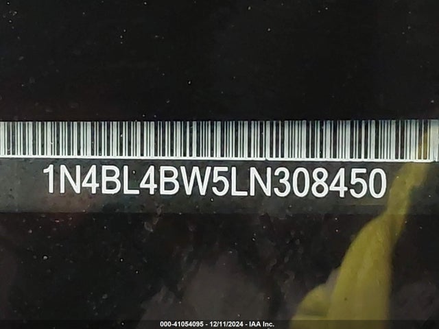 1N4BL4BW5LN308450 Nissan Altima S Intelligent Awd