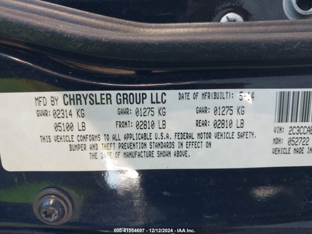 2C3CCABG9EH309509 Chrysler 300 300s