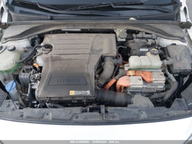KMHC65LC1JU097701 Hyundai Ioniq Hybrid Blue