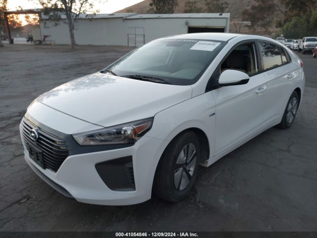 KMHC65LC1JU097701 Hyundai Ioniq Hybrid Blue