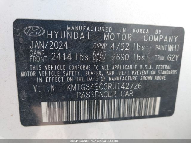 KMTG34SC3RU142726 Genesis G70 2.5t Rwd