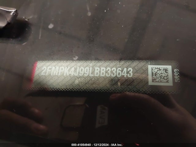 Ford Edge St Line 2020 2FMPK4J99LBB33643 Image 9