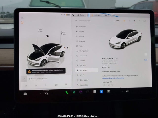 2022 TESLA MODEL 3 5YJ3E1EB8NF173966 Photo 6