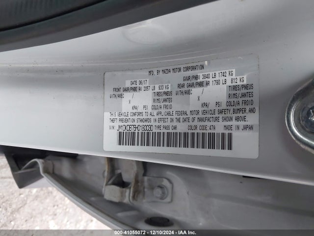 JM1DKDB76H0180030 Mazda Cx-3 Sport