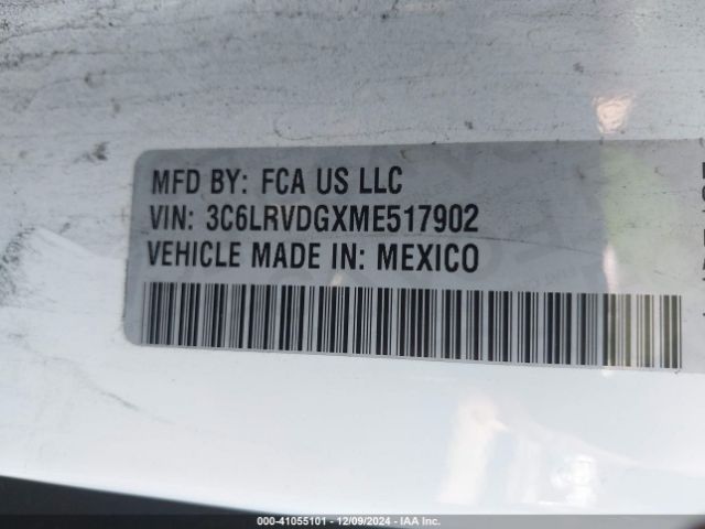 3C6LRVDGXME517902 RAM Promaster 2500 High Roof 159 Wb