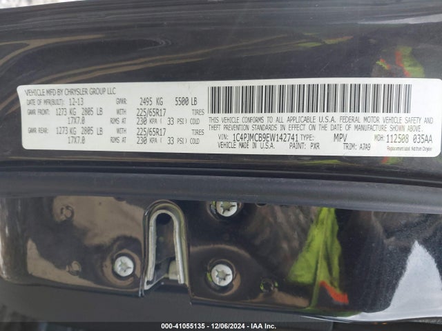 Jeep Cherokee Latitude 2014 1C4PJMCB9EW142741 Image 9