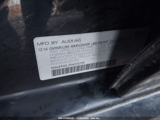 WAUFFAFL7FN026295 Audi A4 2.0t Premium