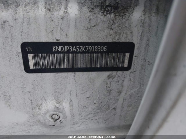 KIA SOUL + 2019 KNDJP3A52K7918306 Image 9