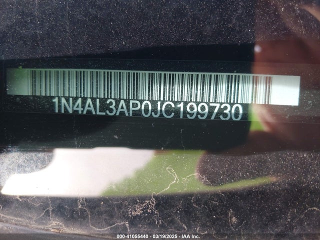 Nissan Altima 2.5 S 2018 1N4AL3AP0JC199730 Image 9