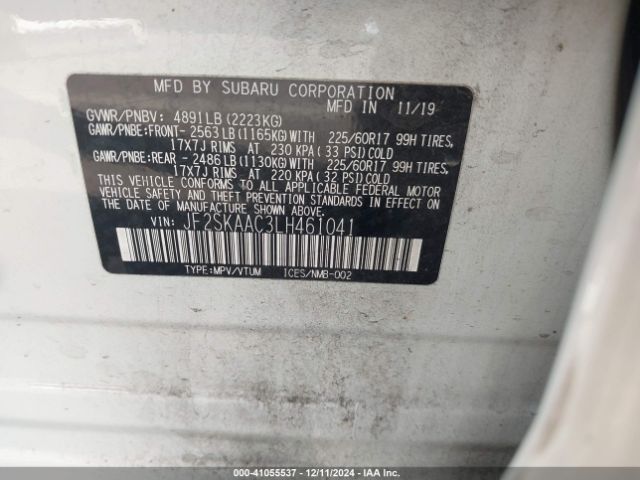 JF2SKAAC3LH461041 Subaru Forester
