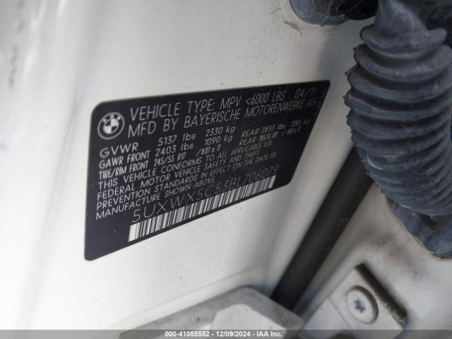 2011 BMW X3 5UXWX5C53BL706079 Photo 8