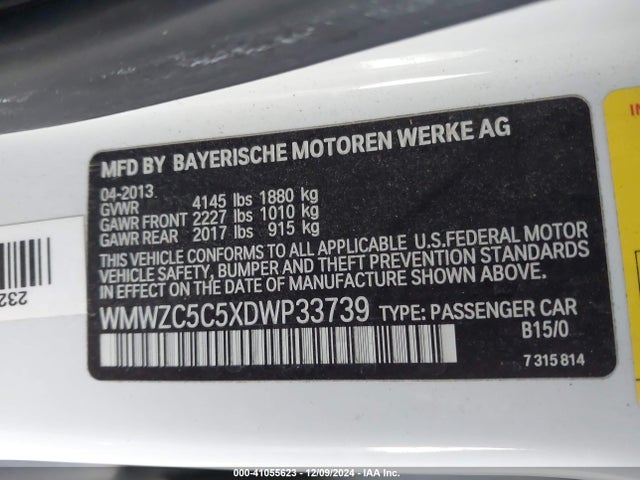 2013 MINI COUNTRYMAN WMWZC5C5XDWP33739 Photo 8