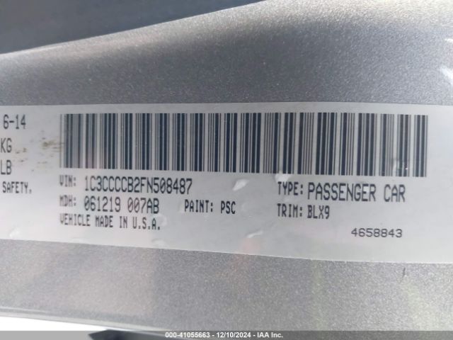 1C3CCCCB2FN508487 Chrysler 200 C