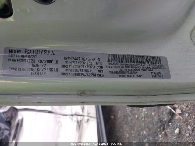 ZFBHRFAB1L6S45292 RAM Promaster City Tradesman
