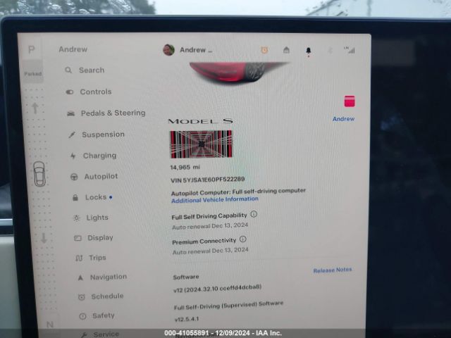 2023 TESLA MODEL S 5YJSA1E60PF522289 Photo 6