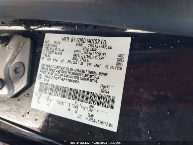 NM0AS8F74F1186059 Ford Transit Connect Xlt