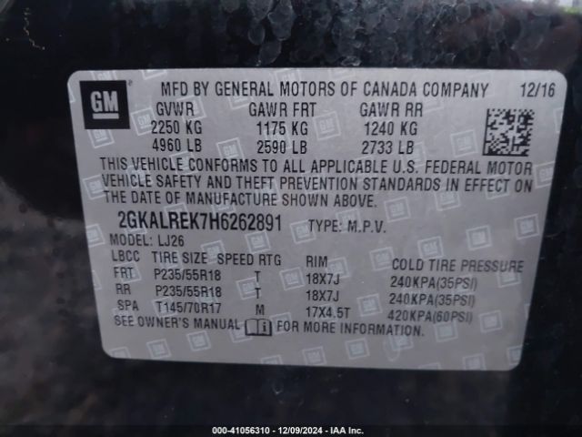 2GKALREK7H6262891 GMC Terrain Denali