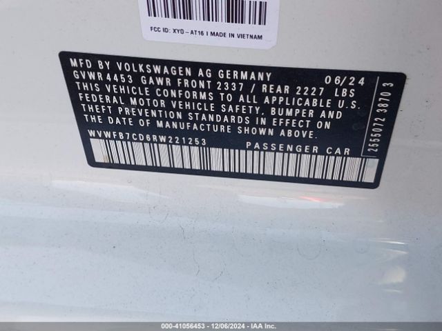 WVWFB7CD6RW221253 Volkswagen Golf R 2.0t
