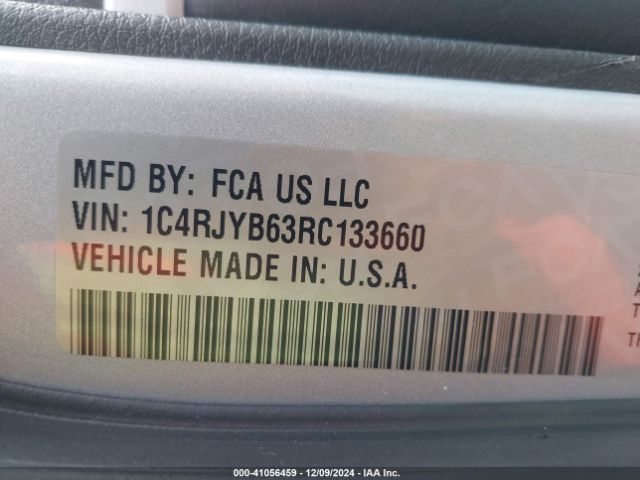 1C4RJYB63RC133660 Jeep Grand Cherokee 4xe