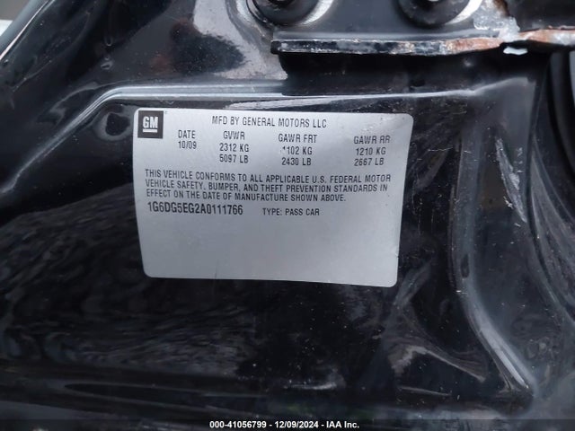 2010 CADILLAC CTS 1G6DG5EG2A0111766 Photo 8
