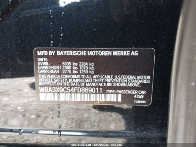 WBA3X9C54FD869011 BMW 335i Gran Turismo Xdrive
