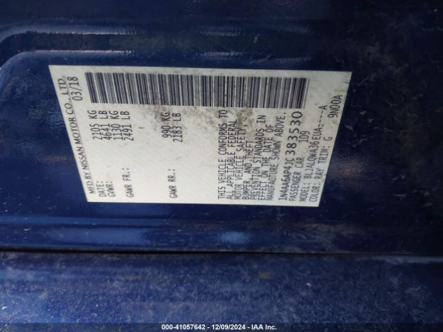 1N4AA6AP4JC383530 Nissan Maxima 3.5 S