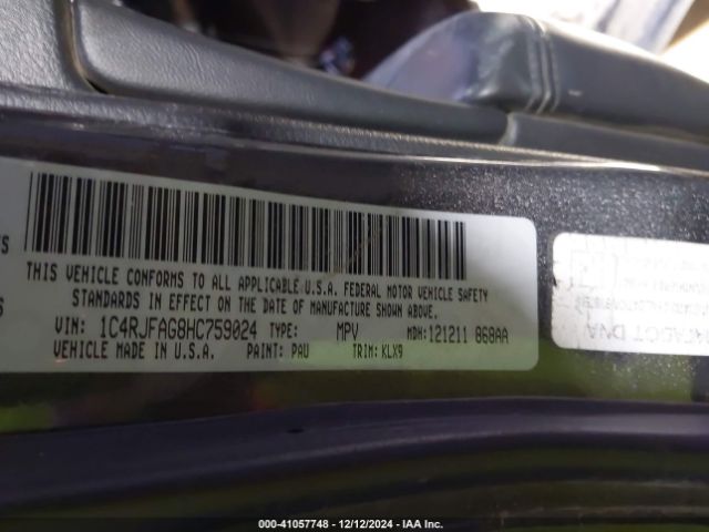 1C4RJFAG8HC759024 Jeep Grand Cherokee Altitude 4x4