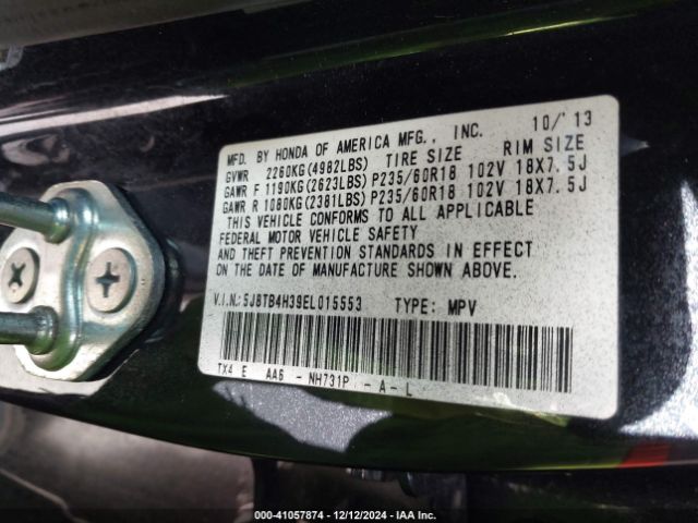 2014 ACURA RDX 5J8TB4H39EL015553 Photo 8