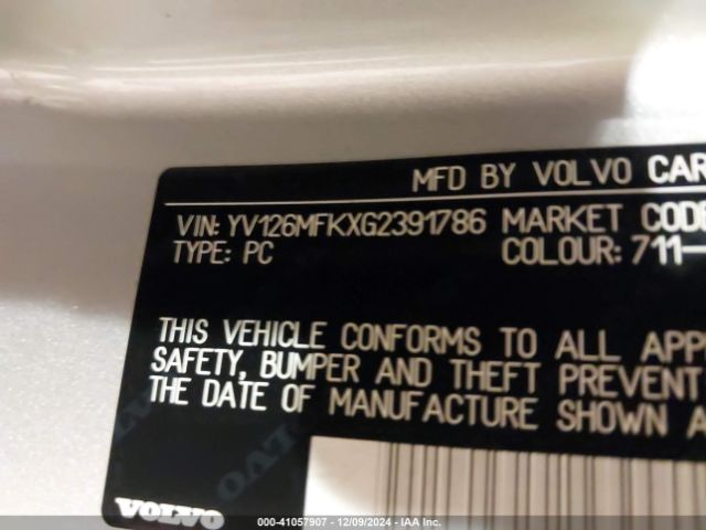 YV126MFKXG2391786 Volvo S60 T5 Drive-e Premier