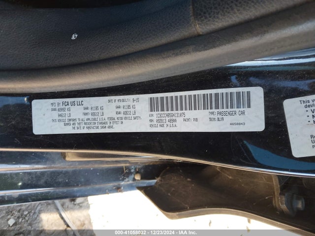 Chrysler 200 Limited 2016 1C3CCCAB5GN131075 Image 9