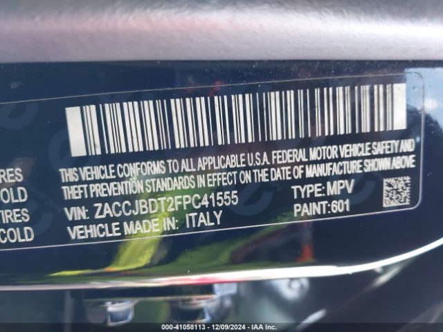 ZACCJBDT2FPC41555 Jeep Renegade Limited