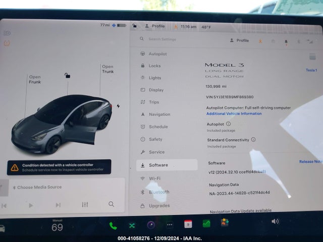2021 TESLA MODEL 3 5YJ3E1EB9MF869380 Photo 6