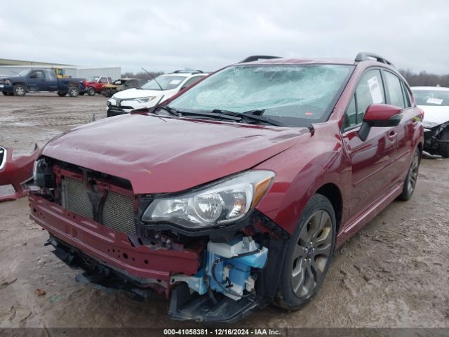 JF1GPAY68GH218357 Subaru Impreza 2.0i Sport Limited