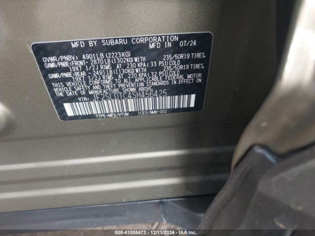 JF2SLDTC4SH456425 Subaru Forester Touring
