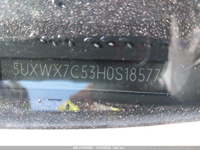 5UXWX7C53H0S18577 BMW X3 Xdrive35i
