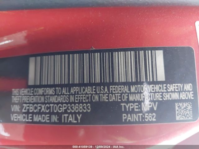 ZFBCFXCT0GP336833 Fiat 500x Trekking